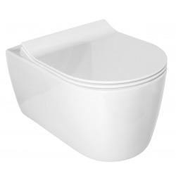 Pack WC bâti-support Rapid SL + WC Alfa sans bride + Abattant softclose + Plaque + Set d'habillage (RapidSLAlfarimless-sabo)