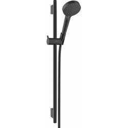 Vernis Blend Set de douche 2 jets EcoSmart 9 l/min avec barre Unica 65 cm, Noir mat (26423670)
