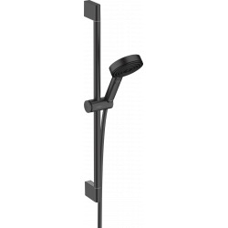 Pulsify Select Set de douche 105 3 jets EcoSmart 9l/min avec barre C 65 cm, Noir mat (24161670)
