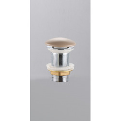 Set Vasque Infinitio à poser 50x39 cm + Bonde, Marron mat (SATINF5039LBRM-SET_BP)