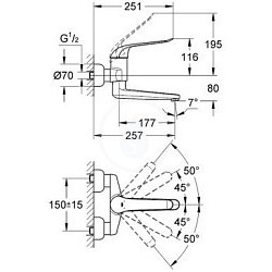 Euroeco Special Mitigeur monocommande 1/2" Lavabo 32773000