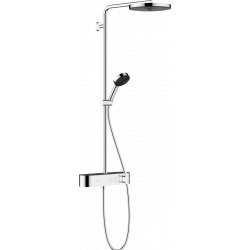 Pulsify Colonne de douche 260 1 jet avec mitigeur thermostatique ShowerTablet Select 400, Chrome (24220000)