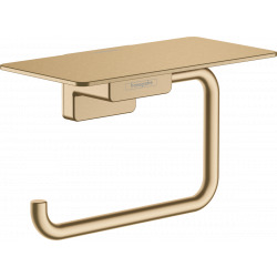 AddStoris Porte-papier WC mural avec tablette, Bronze brossé (41772140)