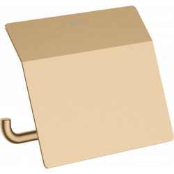 AddStoris Porte-papier WC avec couvercle, Bronze brossé (41753140)