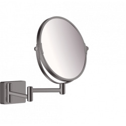 AddStoris Miroir cosmétique mural, Noir chromé brossé (41791340)