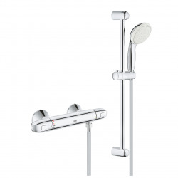 Grohtherm 1000 Set de douche mitigeur thermostatique + Tempesta douchette 2 jets, Chrome (34825001)