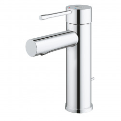 Essence Mitigeur monocommande taille S avec tirette et vidage, cartouche en céramique, Chrome (24175001)