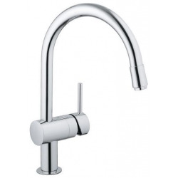 GROHE Get Robinet de cuisine avec mousseur extractible professionnel Chrome