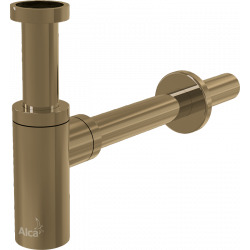 Siphon pour lavabo DN32, Gold brossé mat (A400-G-B)