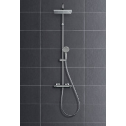 Vernis Shape Colonne de douche 230 1jet avec mitigeur thermostatique, Chrome (HG-26286000)