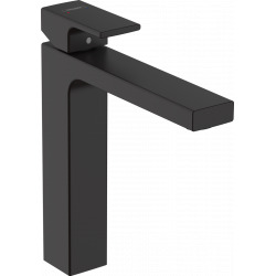Vernis Shape Mitigeur de lavabo ComfortZone 190 avec cartouche céramique, Noir mat (HG-71591670)