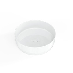 Vasque à poser Infinitio 39 x 39 x 12 cm sans trop-plein, blanc (SATINF3939M)