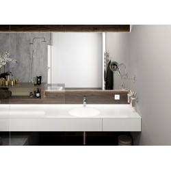 Lot de 2 mitigeurs de lavabo ComfortZone 100 avec tirettes et vidages, Chrome (71559000-DUO)