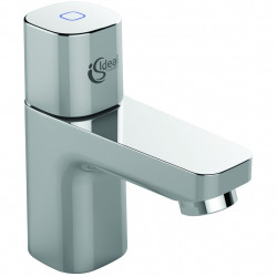 Lave main en céramique avec trop plein + Mitigeur eau froide, Chrome (EUR913B073)