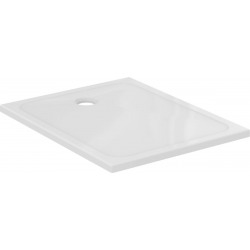 Design Receveur ultraplat 120x80, Antidérapant, Blanc (J0231YK)