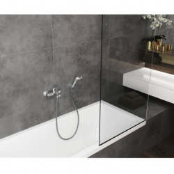  Vernis Blend Mitigeur bain/douche avec cartouche en céramique, Chrome (71440000)