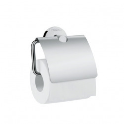 Logis Universal Pack Brosse WC + Patère salle de bains + Porte-papier toilette, Chrome (41722000-TRIOLOGIS)
