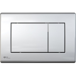 Plaque de commande en plastique, Chrome brillant (SATAT21)