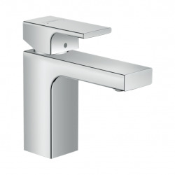 Vernis Shape Mitigeur de lavabo ComfortZone 100 avec tirette et vidage synthétique, Chrome (71561000)
