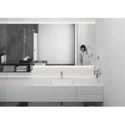 Vernis Shape Mitigeur de lavabo ComfortZone 100 avec tirette et vidage synthétique, Chrome (71561000)