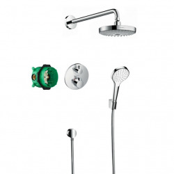 Croma Select S, Pack encastré Design ShowerSet Croma Select S / Ecostat S, chromé (27295000)