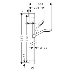 Set Croma Select S 110 Multi / Unica'Crometta 0,90m (26570400)  Set Croma Select S 110 Multi / Unica'Crometta 0,90m (26570400)