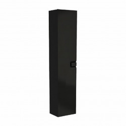 Twins Armoire latérale 180cm avec porte softclose, 6 étagères, Noir mat (88462000)