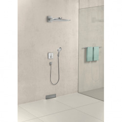 Set de finition ShowerSelect pour mitigeur thermostatique encastré avec 2 fonctions, Blanc mat (15763700)