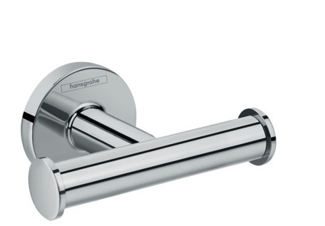 Hansgrohe Logis Universal Patère salle de bain, Chrome (LM-41725000) -  Livea Sanitaire