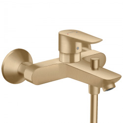 Hansgrohe Talis E Mitigeur bain/douche avec Limiteur de température, Bronze brossé (71740140)
