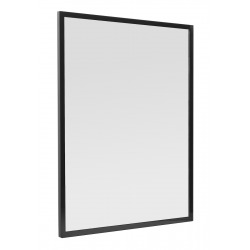  Miroir Oxo Naturel dans cadre noir, 60x80 cm (ALUZ6080C)