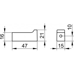  Elegance Crochet mural, Chrome (11114010000)