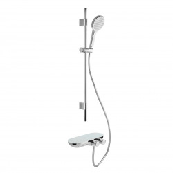 Colonne de Douche Thermostatique Hauteur Réglable Douchette à Main ,System  de Douche avec Mitigeur Rainshower Ensemble de Douche avec Thermostat  [TZBS_LYT-09B] - AICA - Grand choix au petit prix - Paroi de