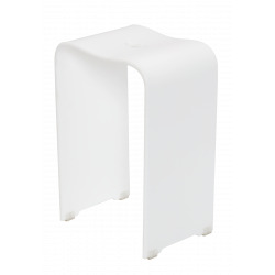 Siège de salle de bain PMR, Blanc (SATSTOLPLASTB)