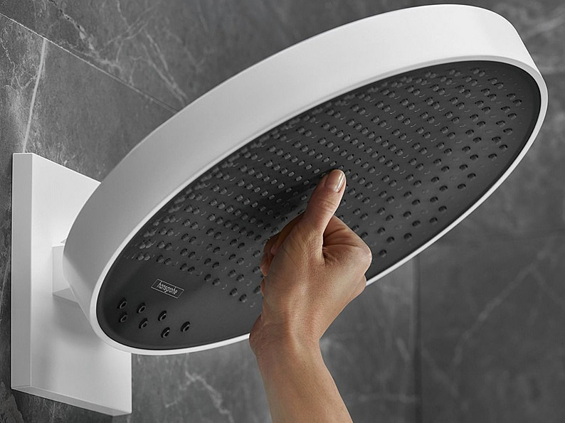 Hansgrohe RainSelect Set de douche thermostatique haut de gamme, Douche