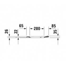 D-CODE - SIÈGE WC SANS SOFTCLOSE (0067310000)