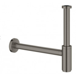 Lavabo siphon 5/4 DN32 Grohe brossé Hard Graphite laiton (28912AL0)