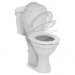 Pack WC à poser PMR sans bride et surélevé + Abattant avec frein de chute (R038101)