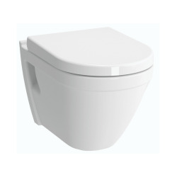 Pack WC Bâti-support extra-plat UP720 + WC avec bride Vitra S50 + Abattant softclose  + Plaque Chrome (GebS50-R)