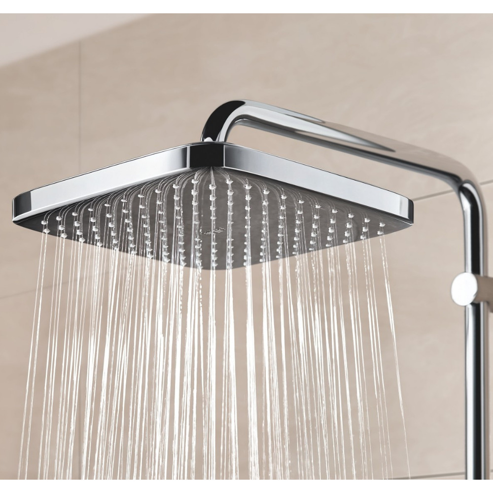 Hulpeloosheid wolf overdrijving Grohe Colonne de douche thermostatique XXL Cube 250 + Douchette 2 jets, Chrome (26696022) - Livea Sanitaire Hulpeloosheid wolf overdrijving Grohe Colonne de douche thermostatique XXL Cube 250 + Douchette 2 jets, Chrome (26696022) - Livea Sanitaire