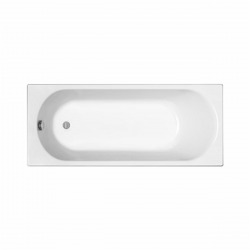 Perfect Baignoire droite avec pieds 170 x 70 cm en acrylique, Blanc (XWP1270000)