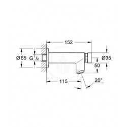  EUROECO COSMOPOLITAN T ROBINETTERIE TEMPORISÉE, chrome (36266000)