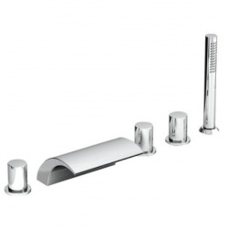 Mitigeur cascade avec set de douche, Chrome (X070060)