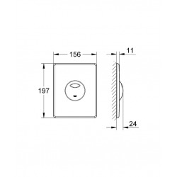  Skate Plaque de commande WC 38862SH0