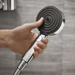 Pulsify Select S Douchette à main XXL Performance 105mm avec 3jet, Chrome (24101000)