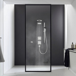 Pulsify Select Set de douche 105 3jet EcoSmart 9l/min avec barre C 65 cm, Chrome (24161000)