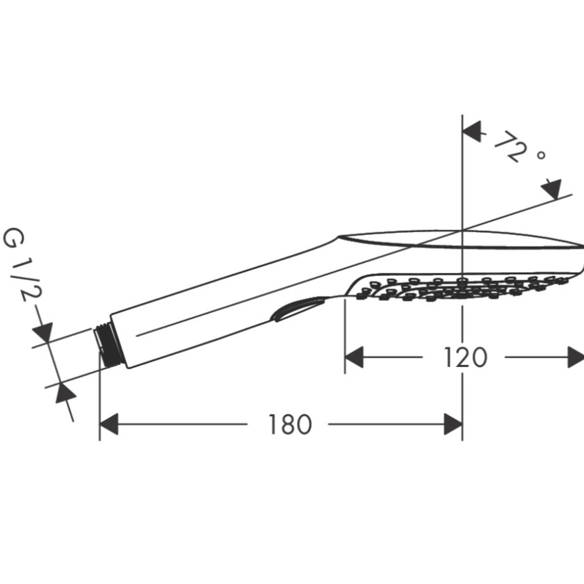 Hansgrohe Ecostat S Set de douche encastré thermostatique haut de gamme