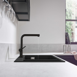 Talis M54 Mitigeur de cuisine 270, 1 jet, Noir mat (72840670)