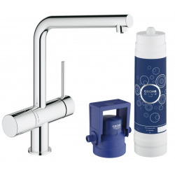 Blue Mitigeur Évier avec Système de Filtration d'Eau Minta Pure 31345002