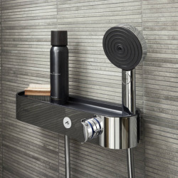 ShowerTablet Select Mitigeur Thermostatique douche 400 avec tablette, Chrome (24360000)